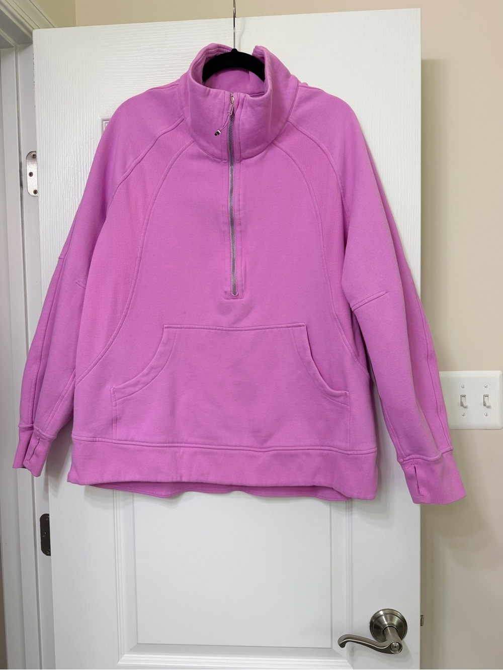 Lululemon Scuba Oversized Funnel Neck Half Zip *Long in Dahlia Mauve